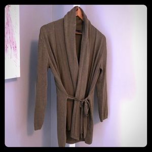 ZARA Olive wrap sweater